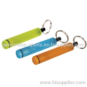 Cylindrical type mini colorfull flashlight with keyring
