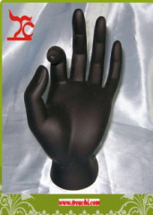 acrylic ring display jewelry display OK hand shape dislay black