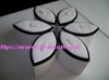 Jewelry display ring display flower shaped ring tower display white and black