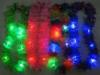 Handmade Promotional Fresh Green, Red Flower Garland / Christmas Garland with Lights