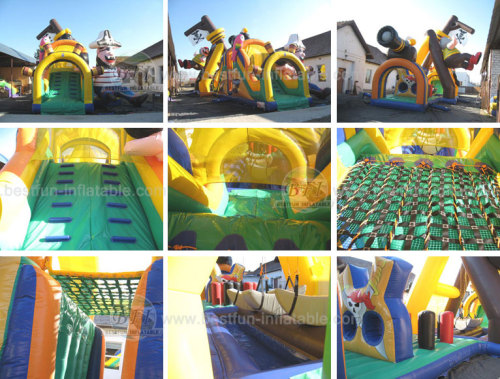 Inflatable Pirate Obstacle Course