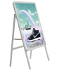 outdoor single side frame A shape Aluminum poster stand