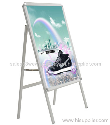 outdoor single side frame A shape Aluminum poster stand