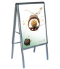 Aluminium poster stand for outdoor promotion