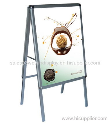 Aluminium poster stand for outdoor promotion