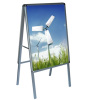 Aluminum Poster Stand:Double-sided A Board