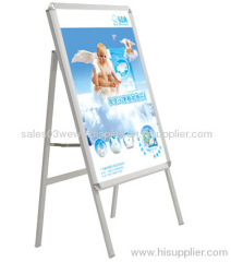 one sided aluminum poster stand