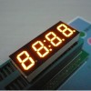 Four digit 0.4 inch common anode amber 7 segment led clock display