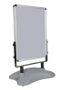 Outdoor poster stand with water tank