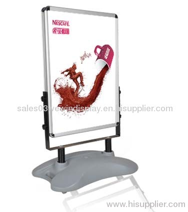 Outdoor poster display stand