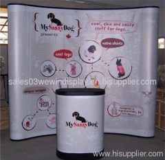 8ft Curved shape Magnetic Pop Up Display