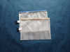 PVC soft-touch and thin mesh zipper school bag, six-colors.