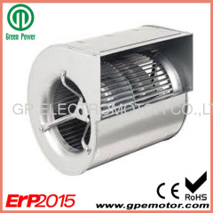 RoSH ErP2015 compliant 230VAC Double Inlet Forward Curved EC Fan with Brushless DC Motor