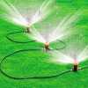 Plastic 5-way garden water sprinkler system