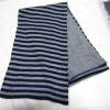 acrylic strip knitted scarf