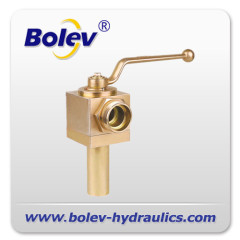 400bar hydrauli ball valve with filtration