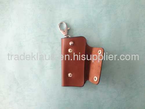 High quality genuine leather key fob case