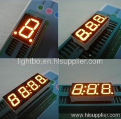 Amber 7 segment led numeric display,Character height available from 6.2mm to 500mm