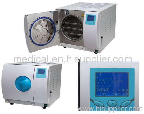 16L LCD Display Tabletop Steam Autoclave