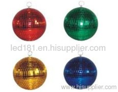Disco rotating colorful effect mirror ball