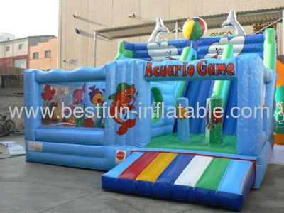 Inflatable Sea World Slide Game