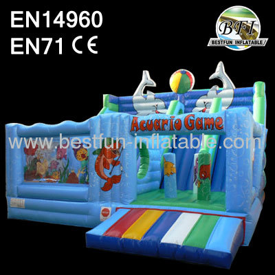 Inflatable Sea World Slide Game