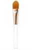 Foundation brush with Clear Acrylic handle
