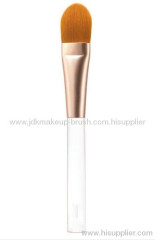 Foundation brush with Clear Acrylic handle