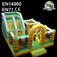 6mL*5mW*4mH Inflatable Slide Totem