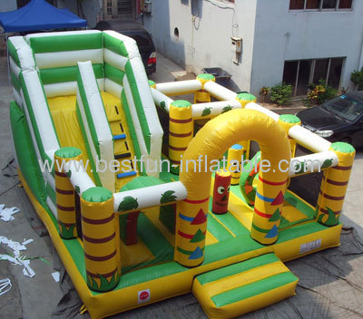 6mL*5mW*4mH Inflatable Slide Totem