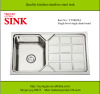 UK style kitchen sink 1.0 bowl inox sink