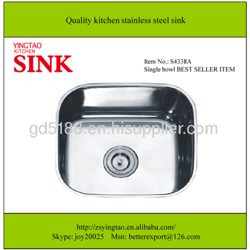 kitchen sink single bowl