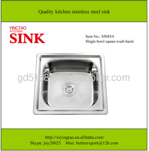 kitchen sink single bowl