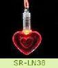 Fashion Convenient Star, Heart, Dolphin Flashing LED Necklace For Party, Decration SR-LN25