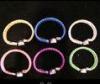 Rainbow PVC 1R1B1G Chasing Flashing Bracelets With EN71, FDA, ROHS