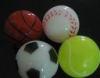 Green, Red, White Football Shape Flashing Bouncing Mini Sport Ball SR-00110