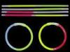 Yellow, Red, Blue, Pink 8 Inch 5 * 200mm Glow Bracelets For Party, Bars, Nightclubs