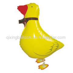 walking duck pet foil balloon