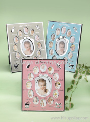 aluminum baby collage photo frame