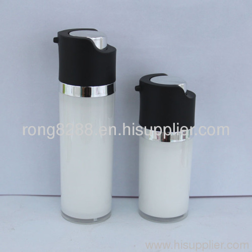 round acrylic airless cosmetic bottle