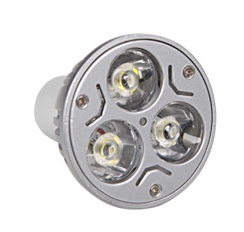 3W Aluminum Die-cast Φ50mm×60mm GU10 LED Spot Light