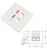 Angle 86 Type Wall outlet Faceplate