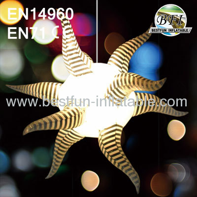 2013 Color Changeable Inflatable Stars For Night Club/Party Decoration