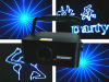450nm 500mW Animation blue laser light projector for night club, dj