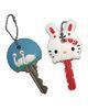 Dustproof Cartoon Rabbit Silicone Key Cover, Promotional Silicone Cute Key Caps
