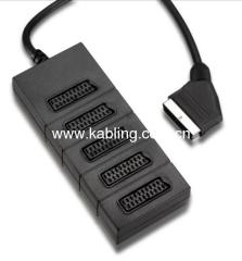 Scart Splitter 5-Way