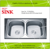 Kitchen size 800*500*180mm double bowls