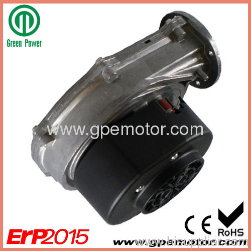 Wood Stove Heating ventilation system small EC Radial Blower fan design RG120