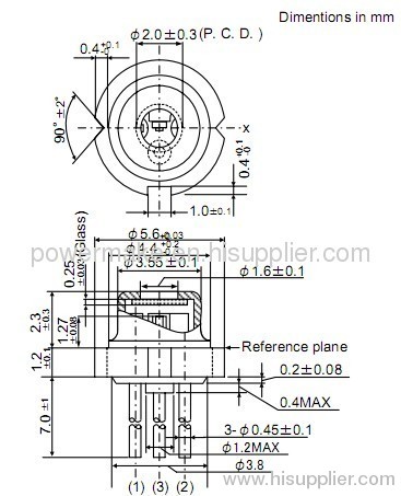 638nm 110mW Laser Diode ML520G54