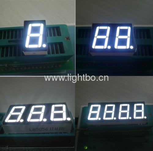0.56 inch white 7 segment led display